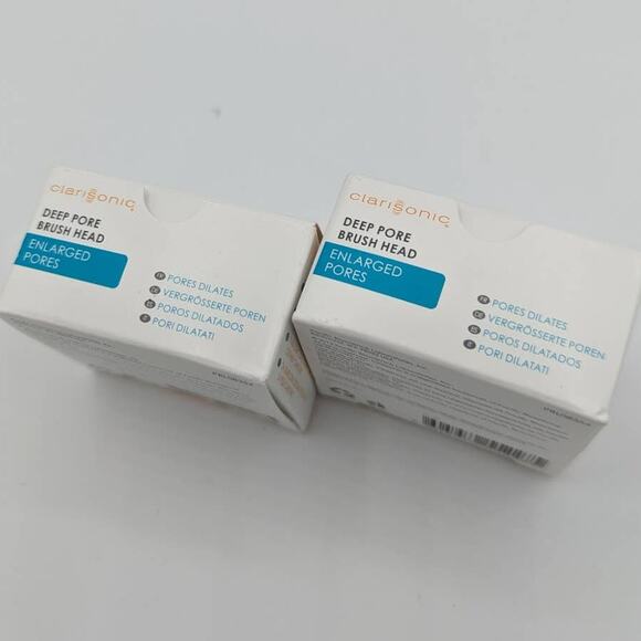 Clarisonic Deep Pore Brush Head Enlarged Pores 2 Pack New in box - Picture 3 of 6